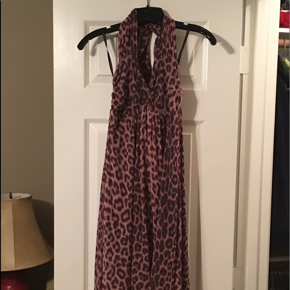 Leopard print dress! Super light fabric